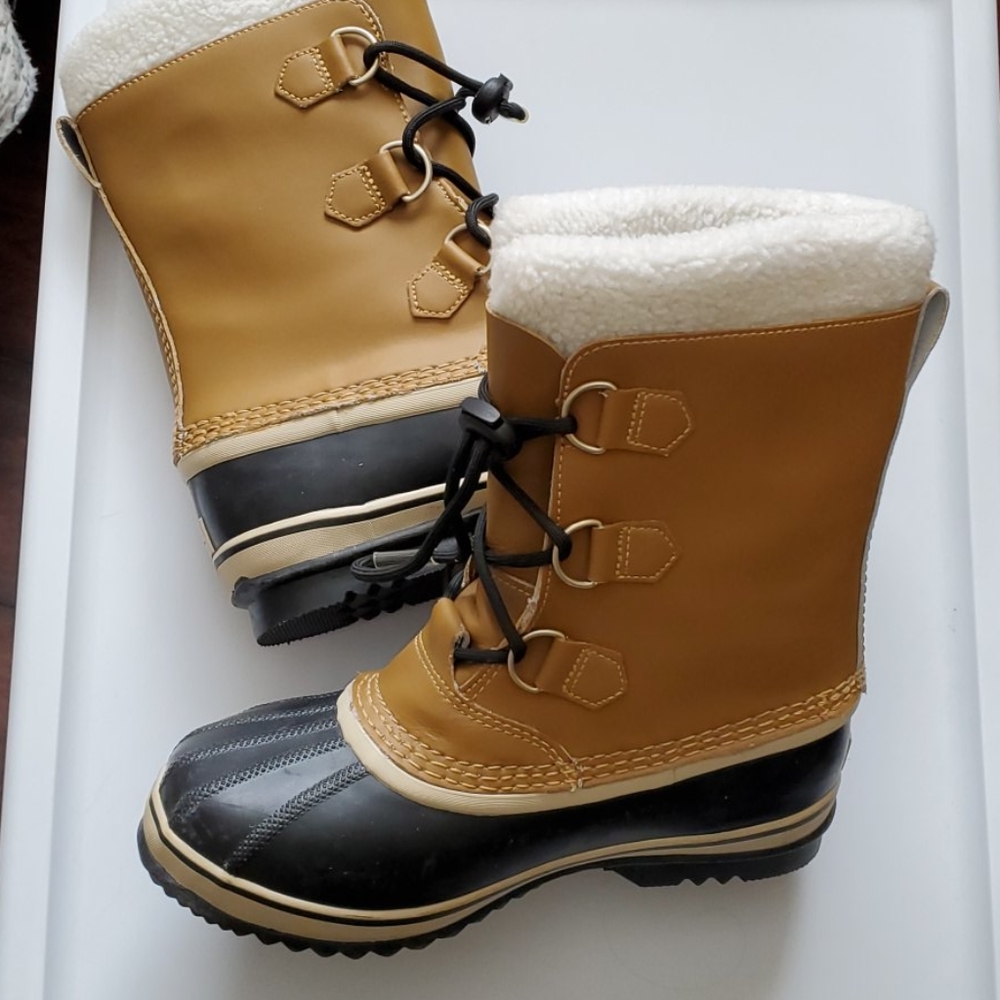 Sorel Waterproof Leather Lace Up Boots